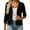 Black, variant on Cardigan for Women Lightweight Lace Crochet Cardigan 3/4 Sleeve Short Knit Shawl Top Hollow Out Black M