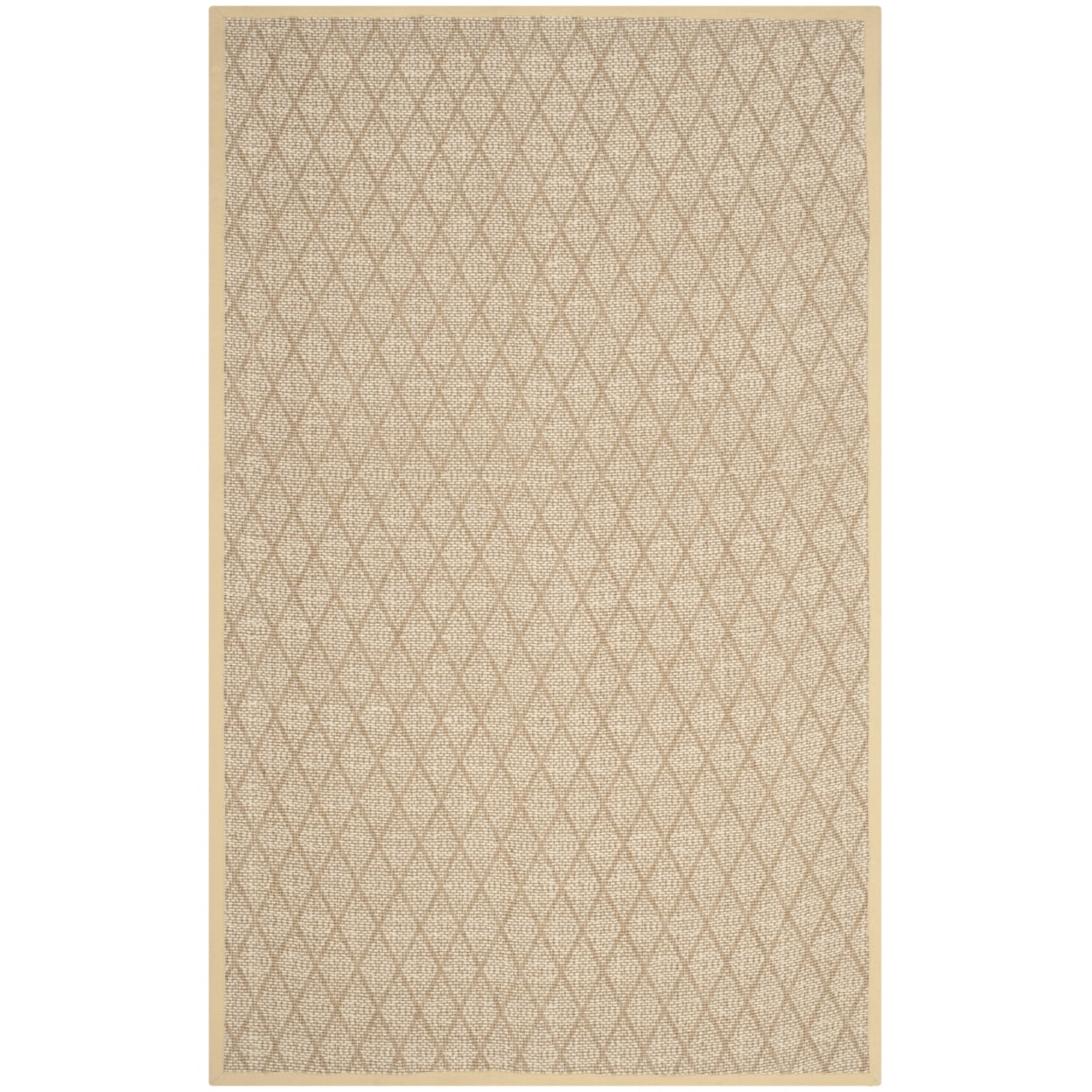 SAFAVIEH Natural Fiber Denise Geometric Jute Area Rug, Natural, 4' x 6'