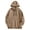 Brown, variant on TiaoBug Mens Long Sleeves Drawstring Hooded Sweatshirt Pullover Casual Plain Hoodie Warm Thermal Tops White XS