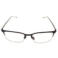 thumbnail image 3 of John Varvatos Mens Ophthalmic Eyeglass Rectangle Black Gold Metal V172. 55mm, 3 of 7