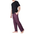 thumbnail image 3 of SLEEPHERO Adult Mens 2 Piece Short Sleeve Knit Pajama Set (Sizes S-XL), 3 of 5