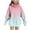 Multicolor, variant on Cethrio Girls Sweatshirts Size 7-8 T, Loose Fit Thermal Pullover Gradient Print Girls Hoodies Multicolor