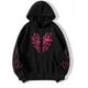 thumbnail image 2 of Sudadera con capucha gótica con estampado de telaraña en forma de corazón, chaqueta Punk con cremallera, abrigo, ropa de calle holgada de gran tamaño Harajuku, 2 of 4