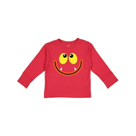 

Inktastic Monster Face Gift Toddler Boy or Toddler Girl Long Sleeve T-Shirt