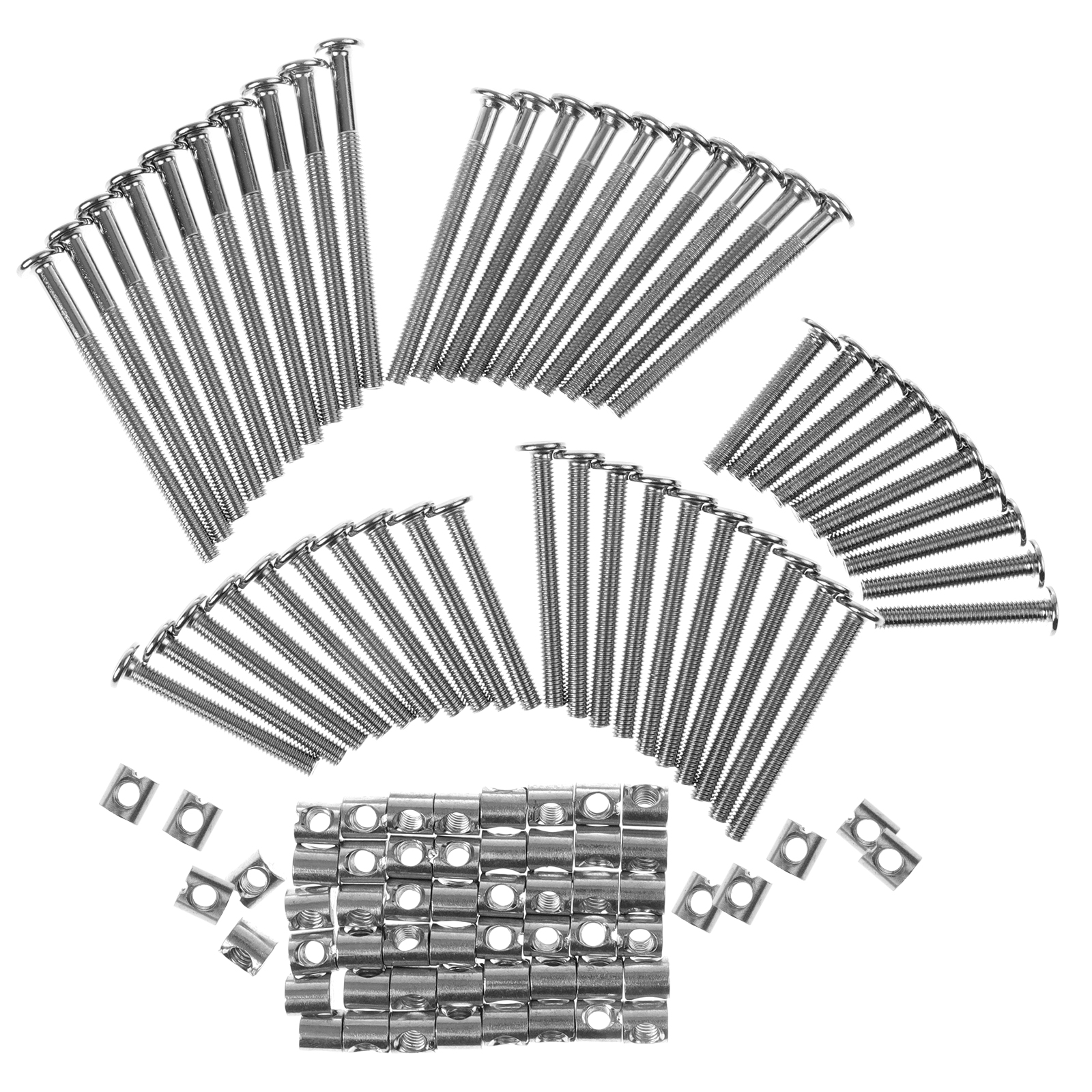 ELAYARD Hardware Kit 1 Set Bolts Nuts Screws Assortment for Home Assembly Repair and Projects