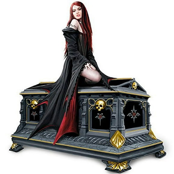 The Bradford Exchange Anne Stokes Love Without End Gothic Vampire Music Box