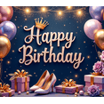 thumbnail image 4 of Yatrandify Glittering Design Happy Birthday Banner Luxurious Style Celebration Decor for Birthday Party Indoor Decoration Event Decoration, 4 of 8