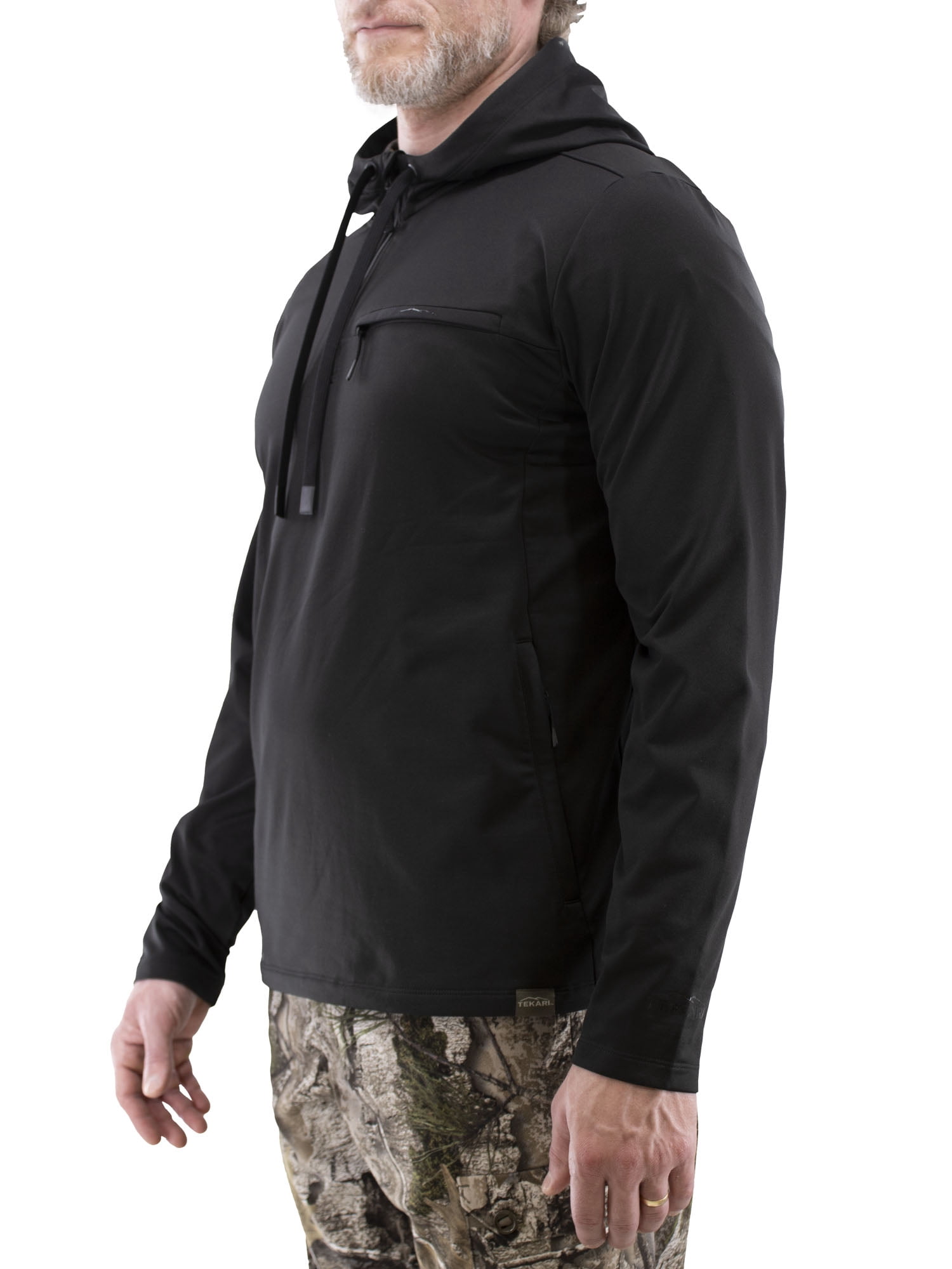 Tekari Men's Axial 1/4 Zip Performance Hunting Hoodie