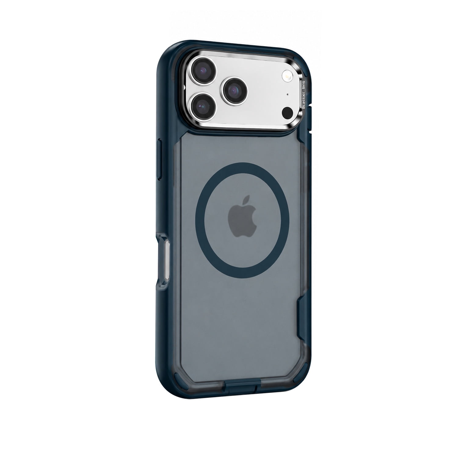 Protective Magnetic Case with Integrated Camera Stand for iPhone 17 Pro Max - Sapphire Blue