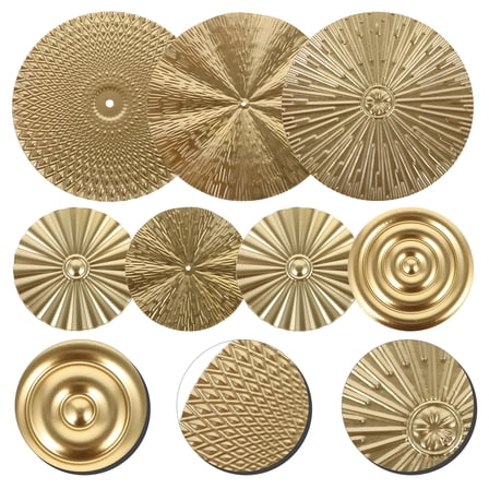 Homoyoyo Metal Wall Decor Gold Accent for Bedroom and Living Room 1Set