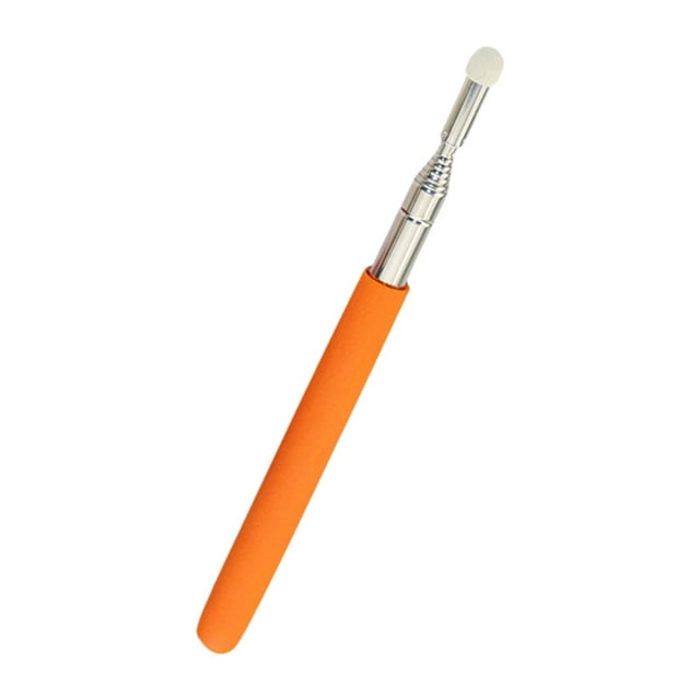 GROWTH TANK Telescopic Teacher Pointer Extendable Whiteboard Pointer Handheld Teaching Rod for Classroom Conference Presentation School Orange