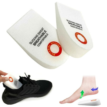 Memory Foam Heel Cushion Reduce Instant Shock Pressure Comfort Ladies Men Remedy
