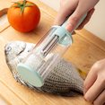 thumbnail image 4 of VOAVEKE Kitchen Gadgets And Utensils,Kitchen Gadgets And Tools,Multi-Function Storage Paring Knife, Fruit And Vegetable Peeler, With Barrel Storage Type Scale Scraper, 4 of 5