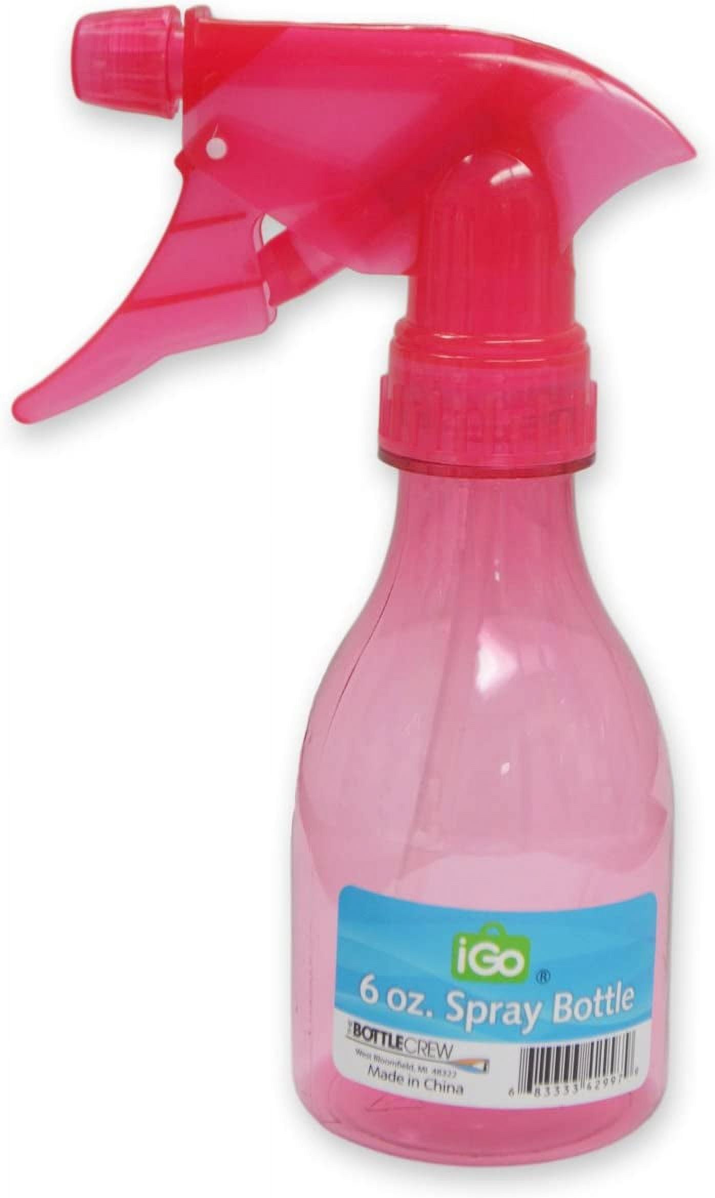 iGo 6 oz. Clear Plastic Spray Bottle