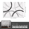 thumbnail image 7 of ChakmeOne 5x7 Washable Rug for Living Room Modern Abstract Area Rug Low Pile Non Slip for Home Office & High Traffic Areas, 7 of 7