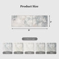 thumbnail image 3 of CHITOOMA 2'x6' Runner Rugs for Kitchen, Machine Washable Abstract Distressed Rugs Indoor Neutral Carpet Rugs for Hallway Entryway Laundry Bathroom with Non-Slip Backing, Stain Resistant Non-Shed, 3 of 7