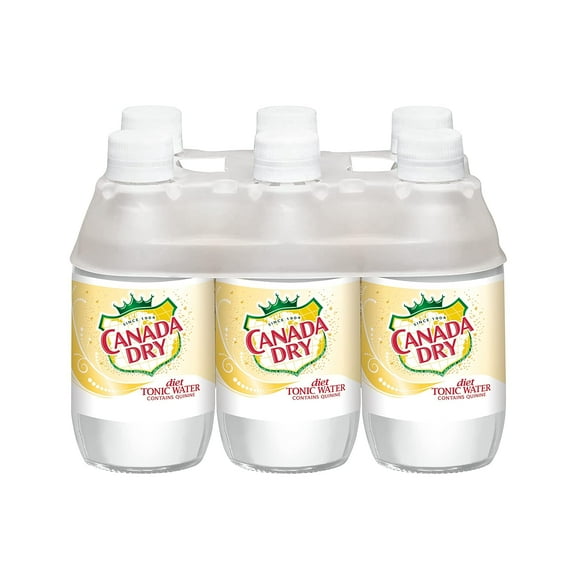 Diet Tonic Water, 10 Fluid Ounce Plastic Bottle, 6 Count