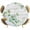 Grey, variant on Elastic Fitted Round Tablecloth, Spring Floral Waterproof Stretch Table Cover for 36"-44" Tables, Daisy Eucalyptus Leaves Black White Plaid Washable Outdoor Tablecloths for Patio, Picnic, Camping