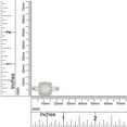 thumbnail image 6 of 1/2 ct. t.w Round Cut Lab Created Moissanite Diamond Split Shank Cushion Frame Engagement Ring For Women In 14K Solid White Gold (G-H Color, VVS1 Clarity, 0.50 Cttw)-5.5, 6 of 7