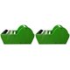 thumbnail image 1 of 2X Dispensador de Embalaje de Cinta de Papel Kraft Engomado Activado por Agua Cortador de Cinta de Papel Kraft Verde para Sellado de Cajas, 1 of 5