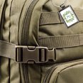 thumbnail image 6 of Letter R Initial Monogram Frame Leaf Metal Rectangle Keychain, 6 of 7