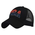 thumbnail image 2 of Luxalzxs Baseball Cap Trucker Hat for Men Women, Classic Adjustable Independence Day Hats Mesh Snapback Running Hats Plain Athletic Dad Hat, 2 of 5