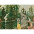 thumbnail image 2 of Howard Chandler Christy 24x19 Gold Ornate Framed and Double Matted Museum Art Print Titled - Sketch for Balboa Fountain (1925), 2 of 4