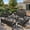 8 PCS-Black, variant on 4-Piece Patio Furniture Set, PE Rattan Outdoor Conversation Set with Tempered Glass Coffee Table, Ergonomic Wicker Patio Chairs with Cushions for Yard, Garden, Poolside, Balcony, Black