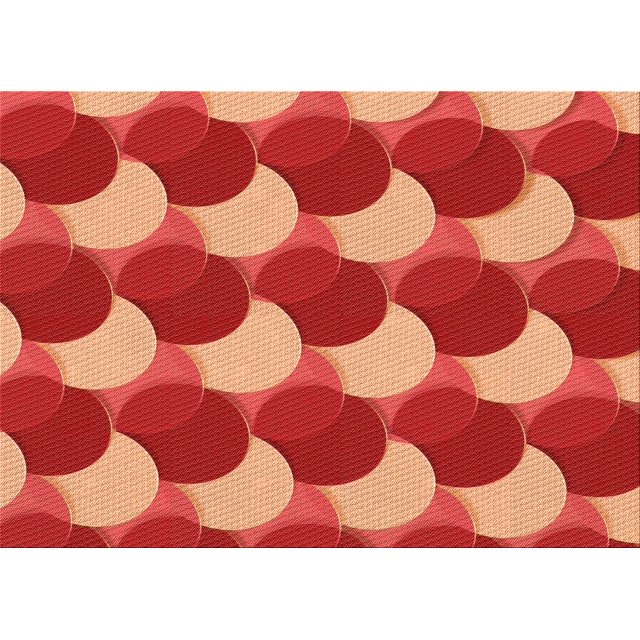 Ahgly Company Tapis d'Intérieur Lavable en Machine Rectangle Transitionnel Cone Orange, 4 Pieds x 6 Pieds
