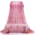 thumbnail image 2 of Moustiquaire Ronde Style Princesse pour Lit (Rose), 2 of 8