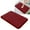 Red, variant on Memory Foam Bath Mat, 31X20inch Soft Absorbent Non-Slip Bathroom Rug, Quick Dry Plush Shower Mat, Comfortable Thick Floor Carpet for Tub, Shower and Entryway, Machine Washable