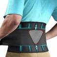 thumbnail image 2 of Back Brace for Lower Back Pain, Back Support Belt for Women & Men, Breathable Lower Back Brace with Lumbar Pad(L), 2 of 8