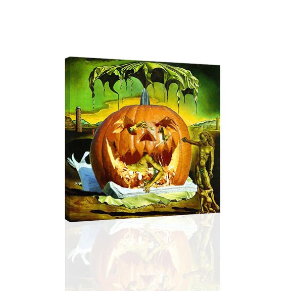 """Pumpkin Head - Dali for Dinner"" CANVAS or PRINT WALL ART"