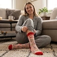 thumbnail image 5 of Women's Nurses Need Shots Too Socks Funny Drinking Graphic Novelty Footwear, 5 of 9