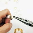 thumbnail image 3 of Jewelry Pliers and Jump Ring Open/Close Tool, DaKuan 2 Pieces Jump Ring Opening/Closing Rings Tool with Jump Ring Opening Pliers for Jewelry Beading Repair Making Supplies, 3 of 9