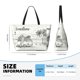 thumbnail image 4 of Easygdp Summer Vacation Scene With Camping Van Bolsa de Viaje de Playa de Gran Capacidad, Bolsa Tote Perfecta para la Playa, Escapadas de Fin de Semana y Viajes, 4 of 7