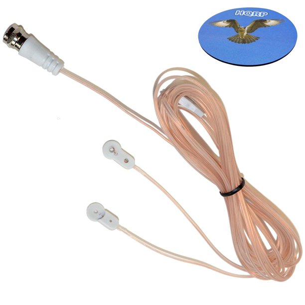 HQRP FM Antenna FType Connector for Yamaha HTR5740, RXA1060, RXV595