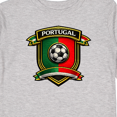 thumbnail image 4 of Inktastic Portugal Soccer Fan Boys or Girls Long Sleeve Toddler T-Shirt, 4 of 5
