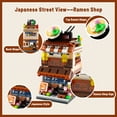 thumbnail image 4 of Japanese Street View Ramen Shop 412PCS Mini Bricks Model Kit - Japanese Building Blocks, Durable for Teens & Adults, 4 of 6