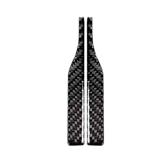 SharkTRUE Carbon Fiber Rearview Mirror Protection Strip, Lightweight Anti-Collision & Scratch, Universal Fit, Enhances Vehicle Appearance