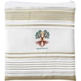thumbnail image 6 of Holy Land Market Grafted IN - Messianic Christian Prayer Shawl/Tallit Prayer Shawl - Creation and Restoration Talit (All White / Gold), 6 of 6