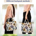 thumbnail image 4 of FORMRS Womens Corduroy Tote Bag Crossbody Shoulder Handbag with Pocket, Colorful Floral, 4 of 7