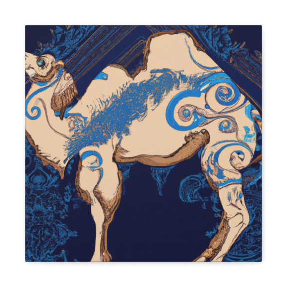 Camel in Royal Silks - Canvas