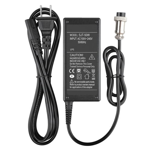 36W Scooter Battery Wall Charger 3-hole Inline for Electra Scoot N Go E-Scooter 