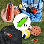 Portable Pump Volleyball Football Soccer Inflatable Tool Hand Push School Playground Air Pumps Inflation Accessory Household Playground Green