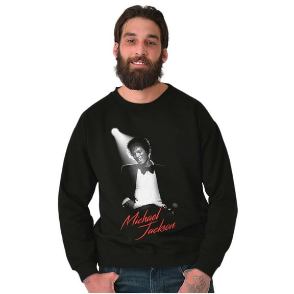 Michael Jackson King of Pop Spotlight Sweatshirt for Men or Women Brisco Brands S