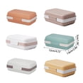 thumbnail image 3 of Soap Travel Container Soap Case Leakproof Soap Box Soap Saver Dish with Cover Plastic Soap Holder for Bathroom Home, 3 of 9