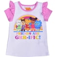 thumbnail image 3 of Daniel Tiger Friends Girls T-Shirt and Leggings Set, Matching Short Sleeve Tee and Pants with Pockets for Toddlers, 3 of 4