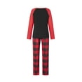 thumbnail image 4 of Meihuid Family Matching Pajamas Christmas Pjs Holiday Nightwear Sleepwear Sets Long Sleeve Pjs Santa Claus Xmas Pjs Set, 4 of 9