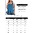 thumbnail image 4 of Vaslanda Women's Plus Size Tank Top with Built-in Bra Cup Casual Flowy Swing Pleated Tops (S-4XL), 4 of 4